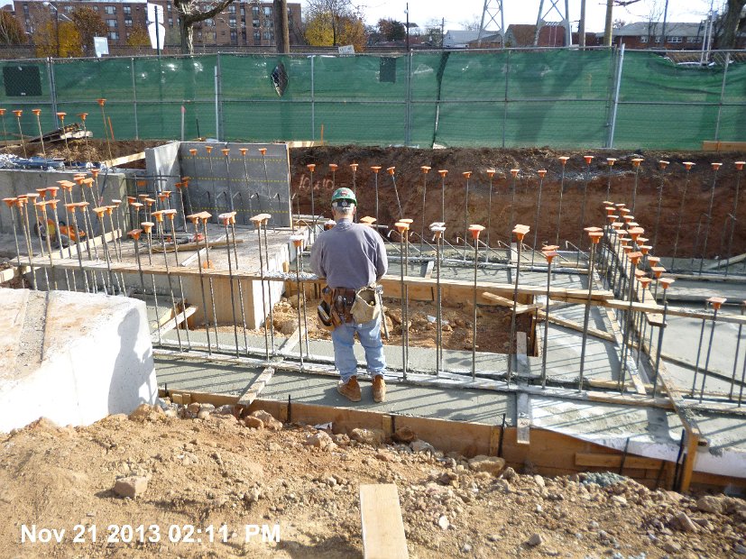 Wall Footings at Stair 2